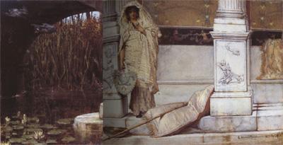 Alma-Tadema, Sir Lawrence Fishing (mk23) Germany oil painting art